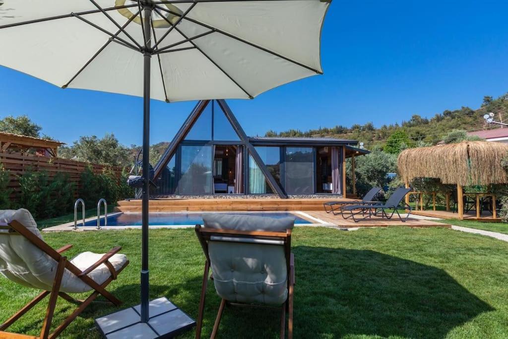 Villa Zeytin Havuzlu Jakuzili Fethiye Exterior photo