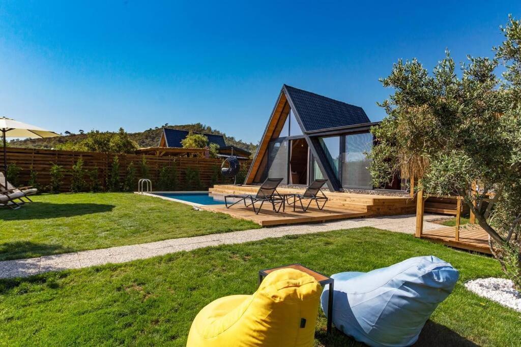Villa Zeytin Havuzlu Jakuzili Fethiye Exterior photo